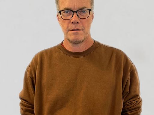 Harry Hobson, a white man with glasses